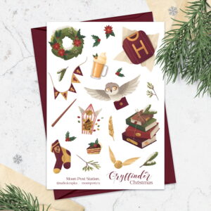 Стикеры «Gryffindor Christmas»