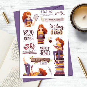 Стикеры «Книголюб»