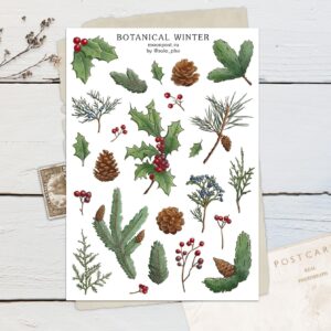 Стикеры «BOTANICAL WINTER»