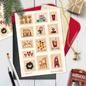 Стикеры «Christmas stamps»